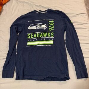 Nike Seattle Seahawks "1976" long sleeve t-shirt circe 2014 Super Bowl Champs, M